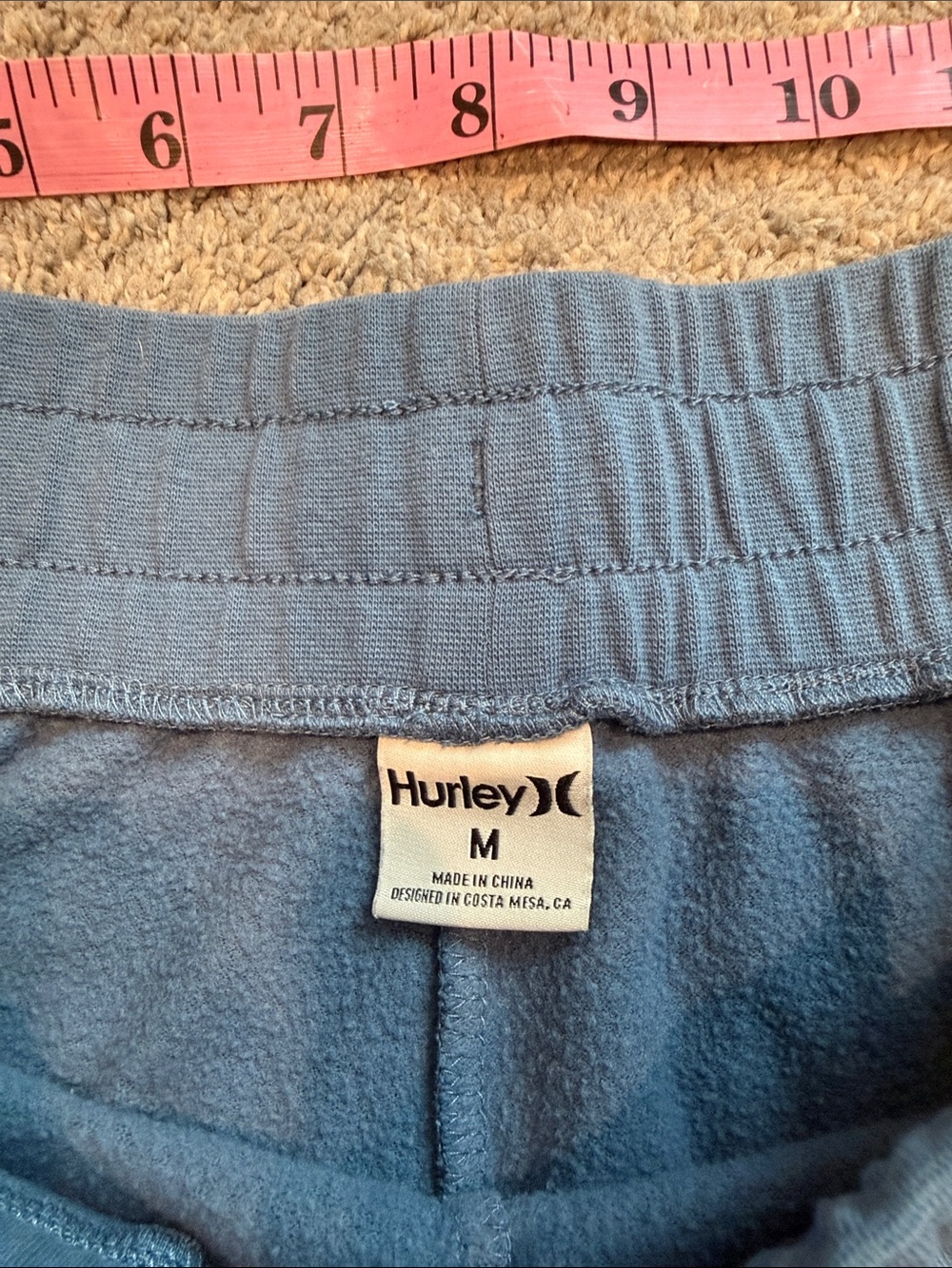Hurley | EUC Navy Blue Lounge Shorts with Drawstring - Picture 3 of 7